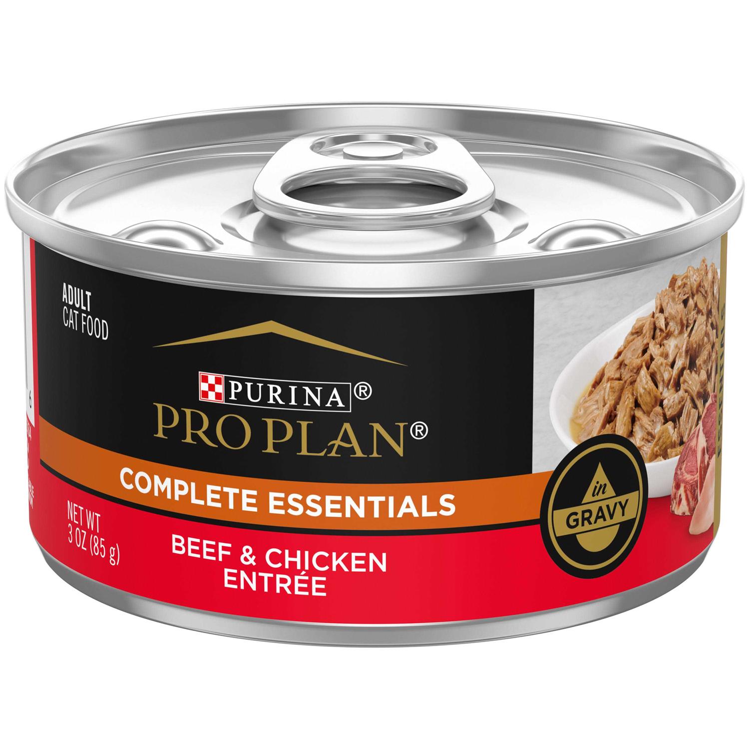 Purina Pro Plan Beef & Chicken Entree in Gravy Cat Food