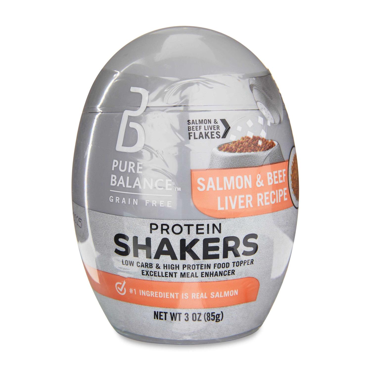 Pure Balance Salmon & Beef Liver Recipe Protein Shakers