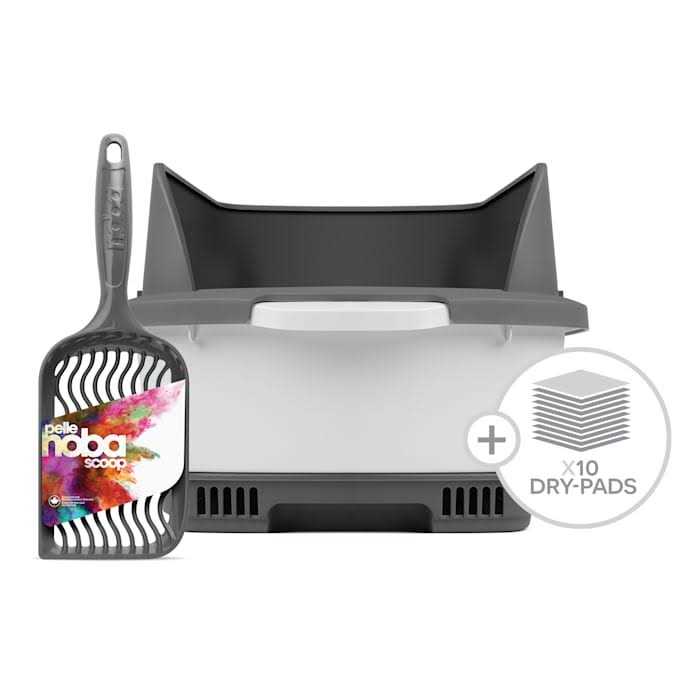 Noba Cateco Odor-Eliminating Cat Litter Box Starter Kit
