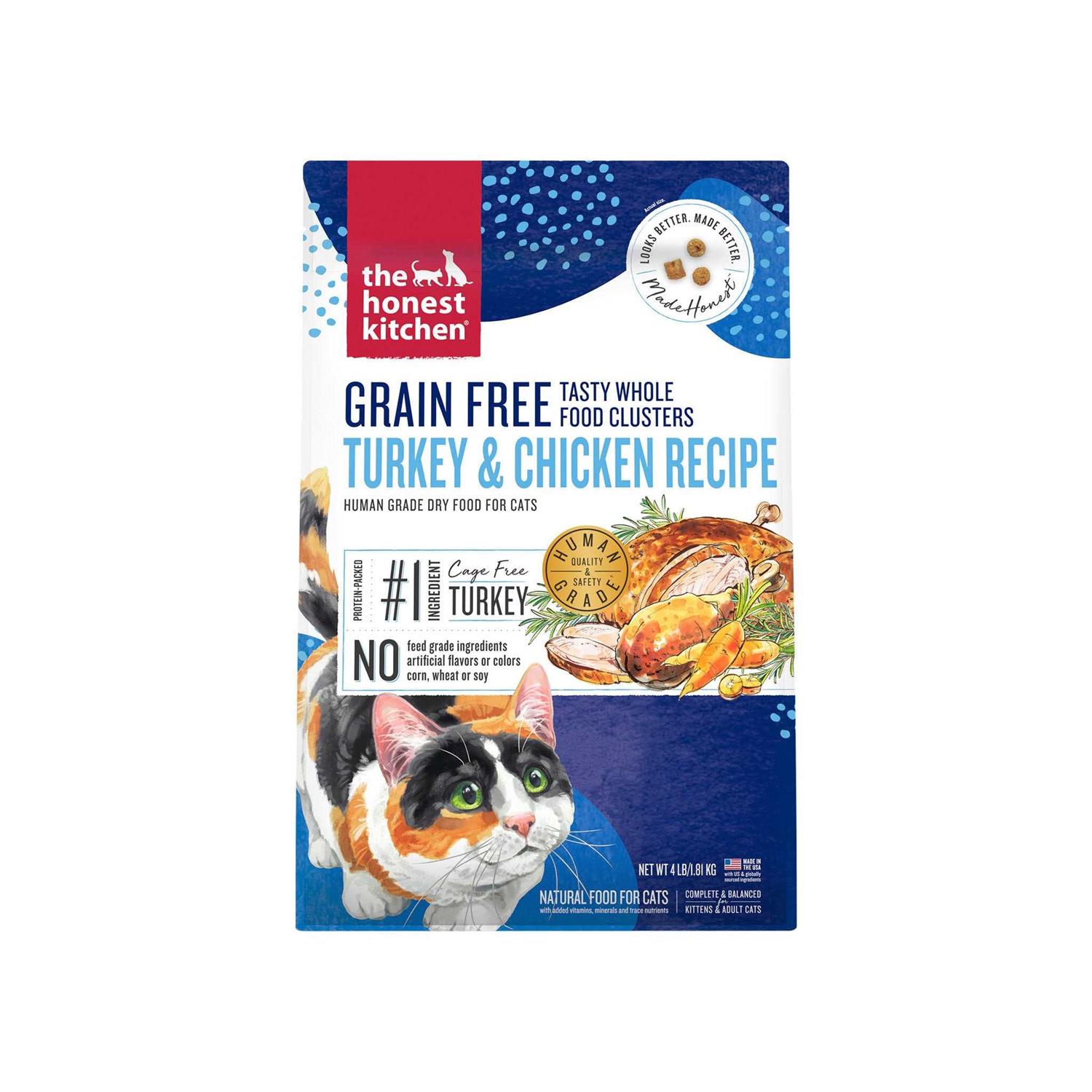 Alternative view of The Honest Kitchen Grain-Free Chicken Fish Whole Food Clusters Dry Cat Food