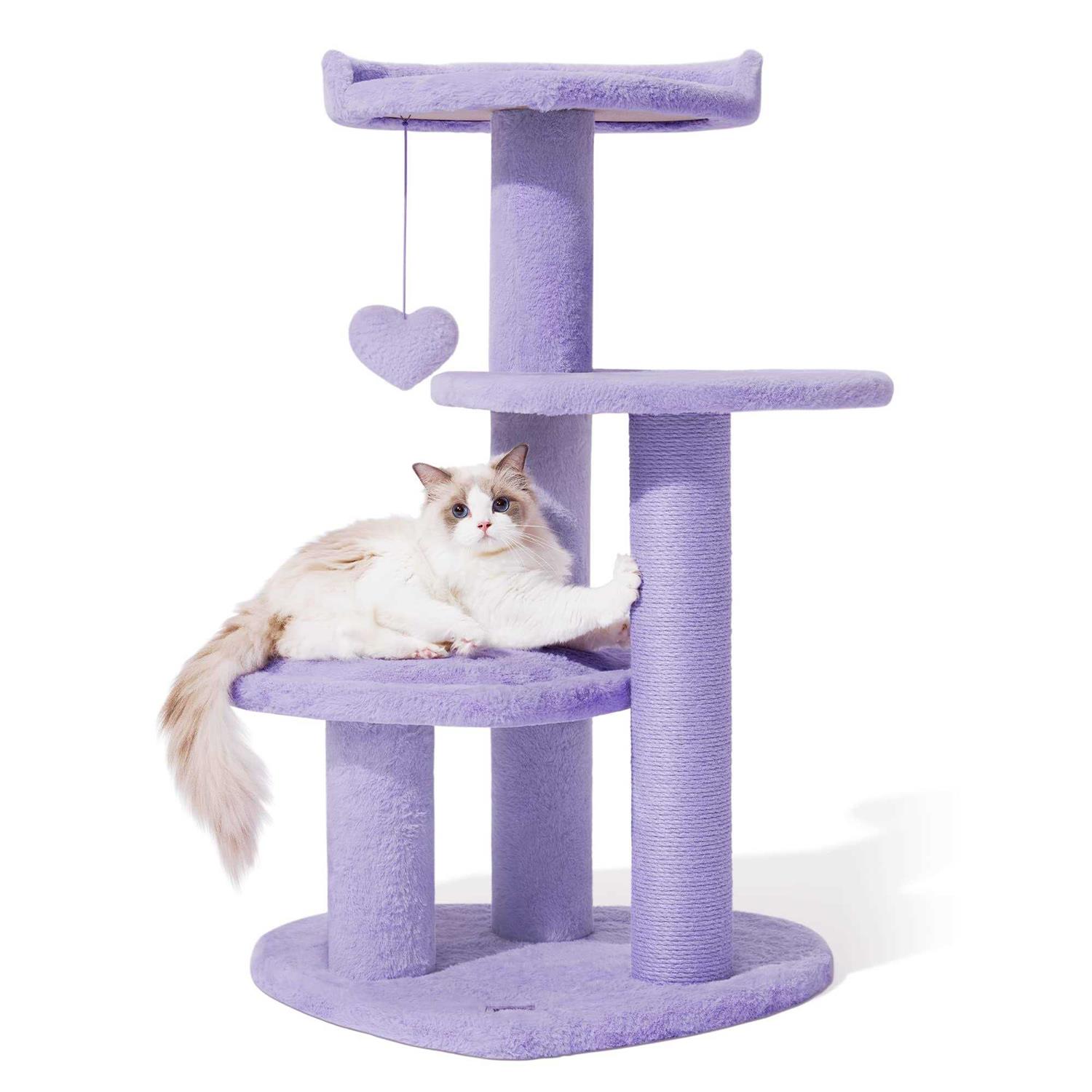 Heartpurrple Cat Climber Tree by Vetreska