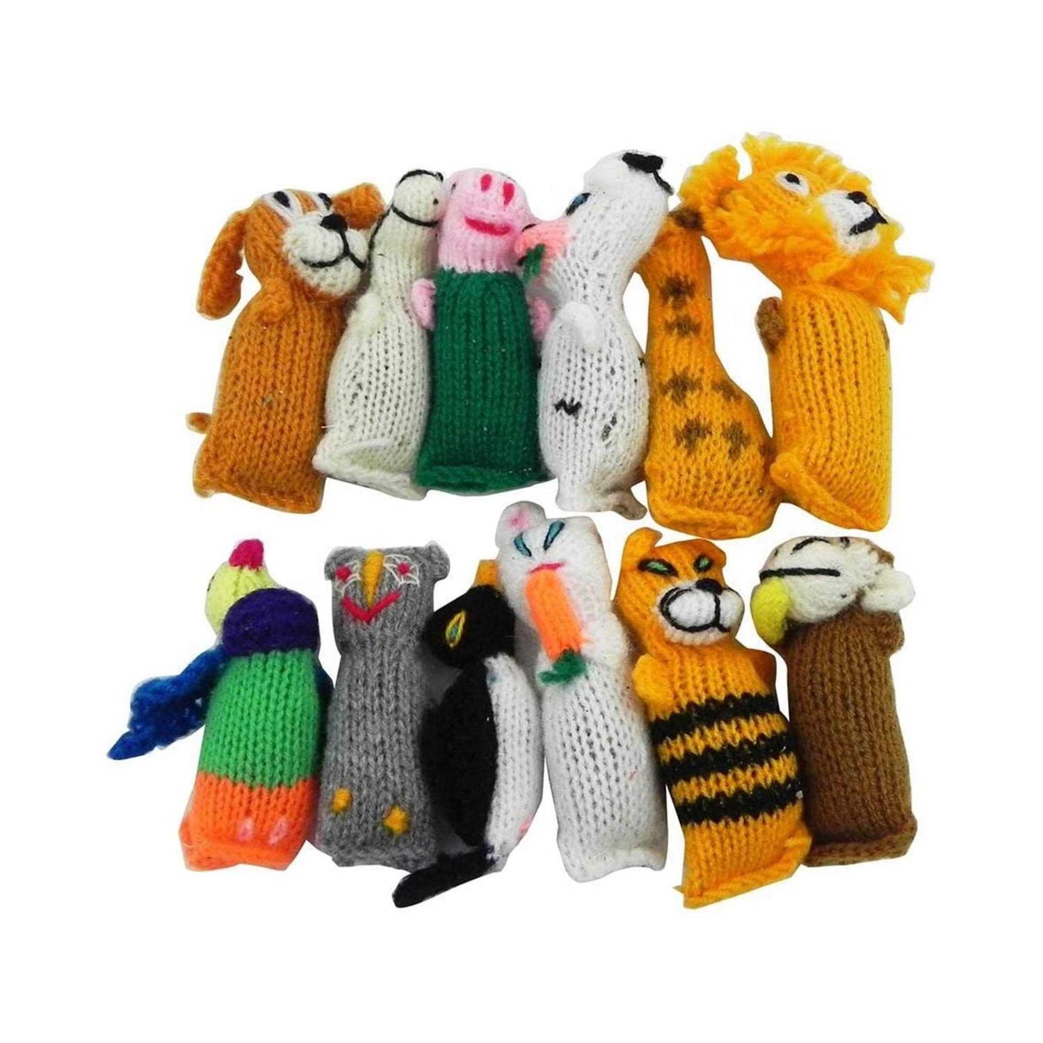 Chilly Dog Barn Yarn Hand Knit Wool Cat Toy with Catnip