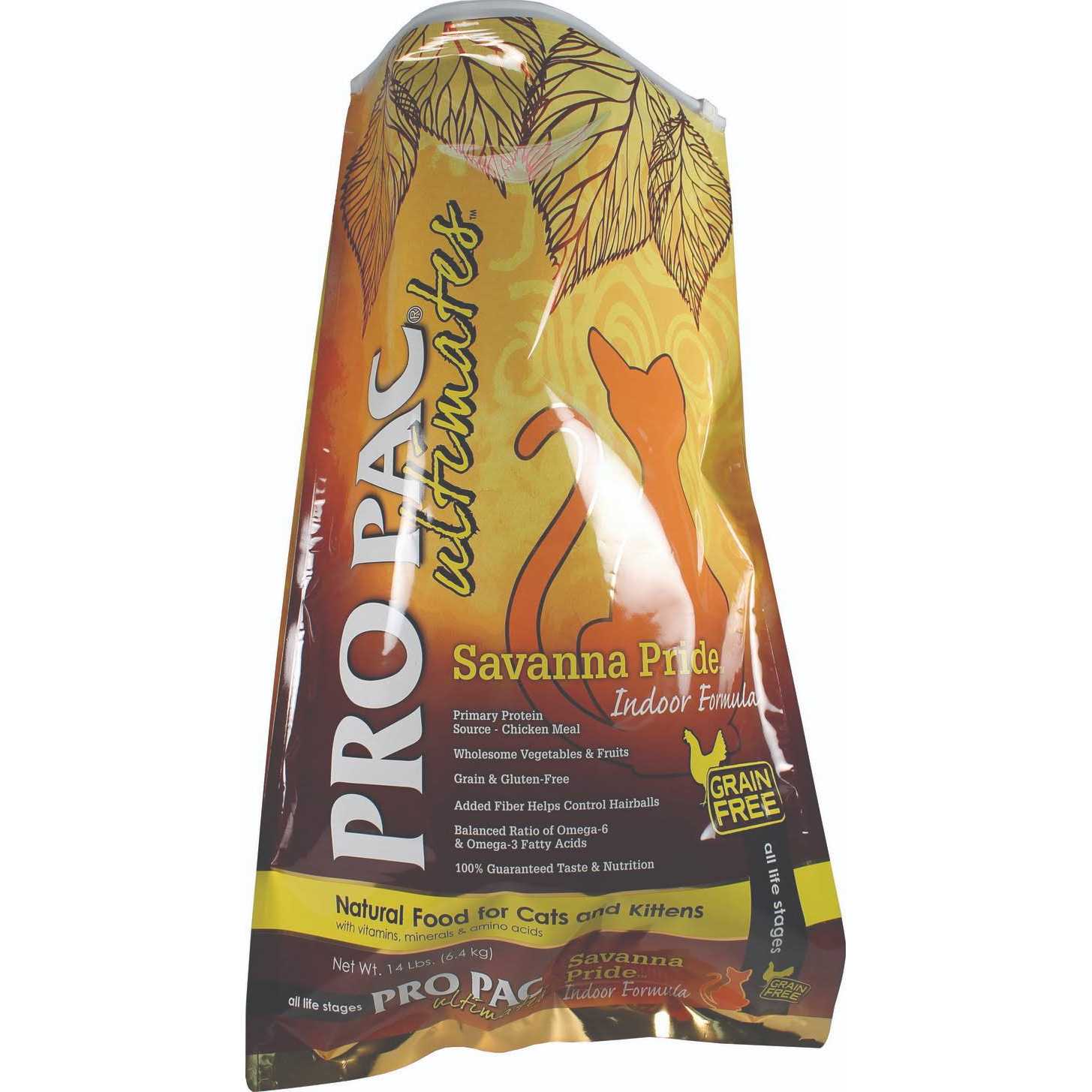 Pro Pac Ultimates Savanna Pride Grain-Free Indoor Dry Cat Food