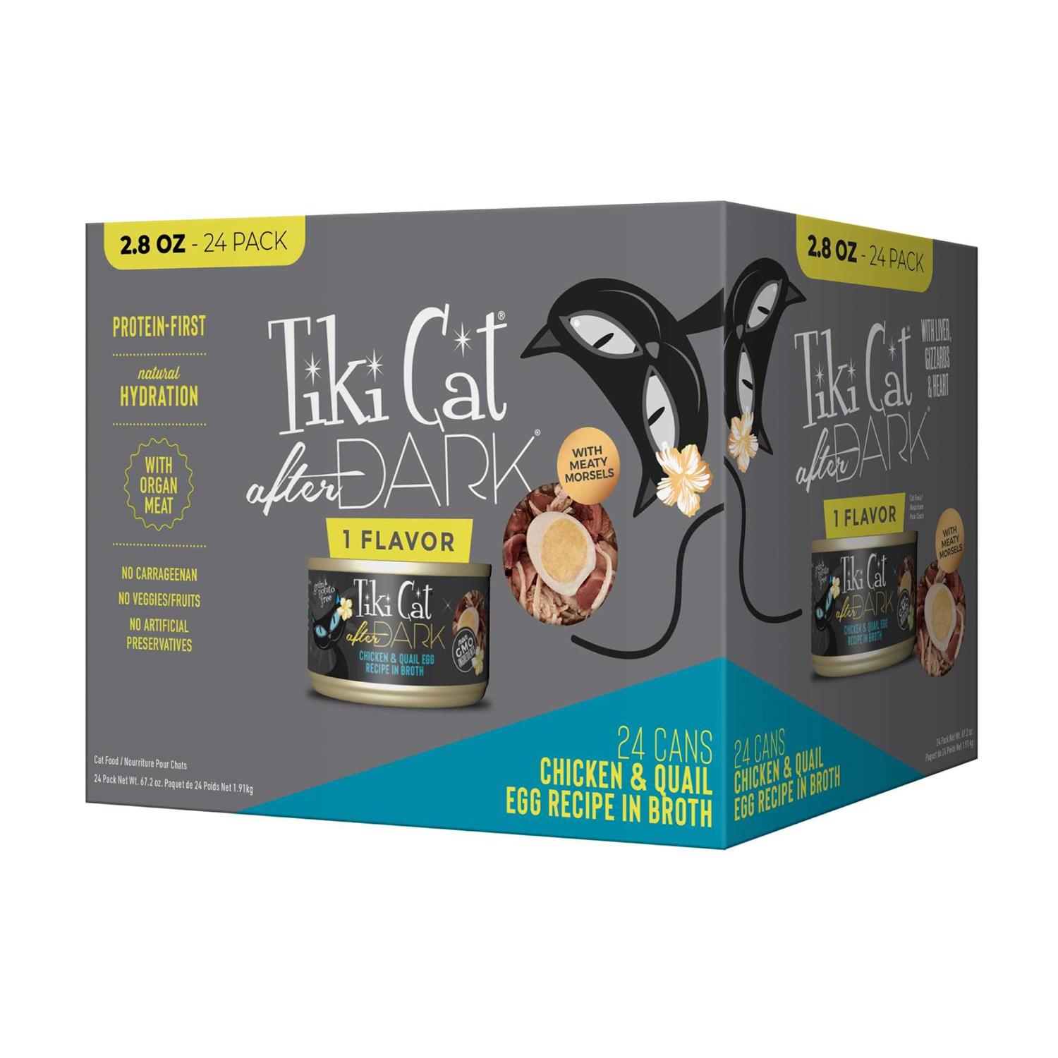 Tiki Cat After Dark Chicken & Quail Egg Grain-Free Wet Cat Food