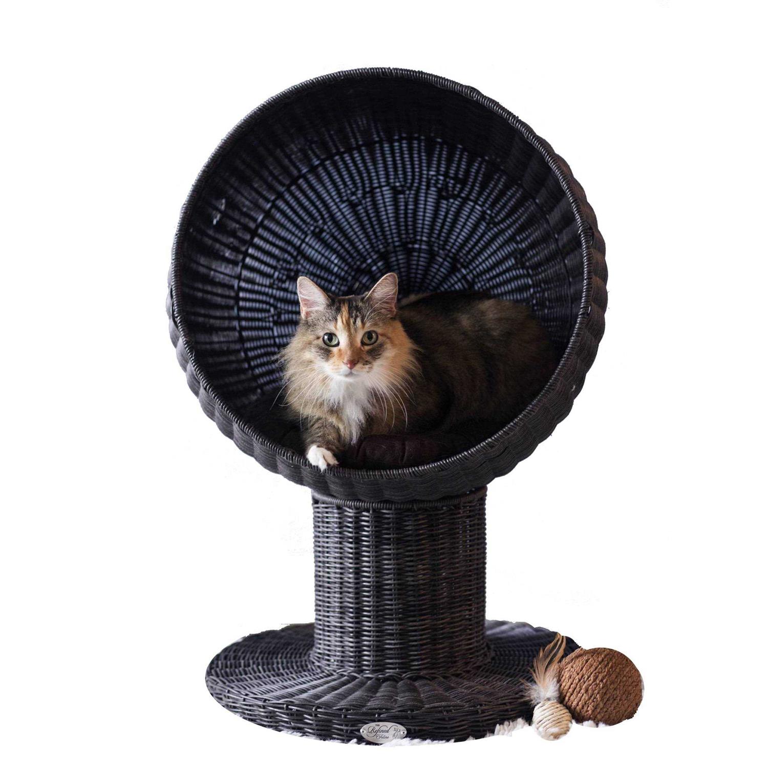The Refined Feline Kitty Ball Bed