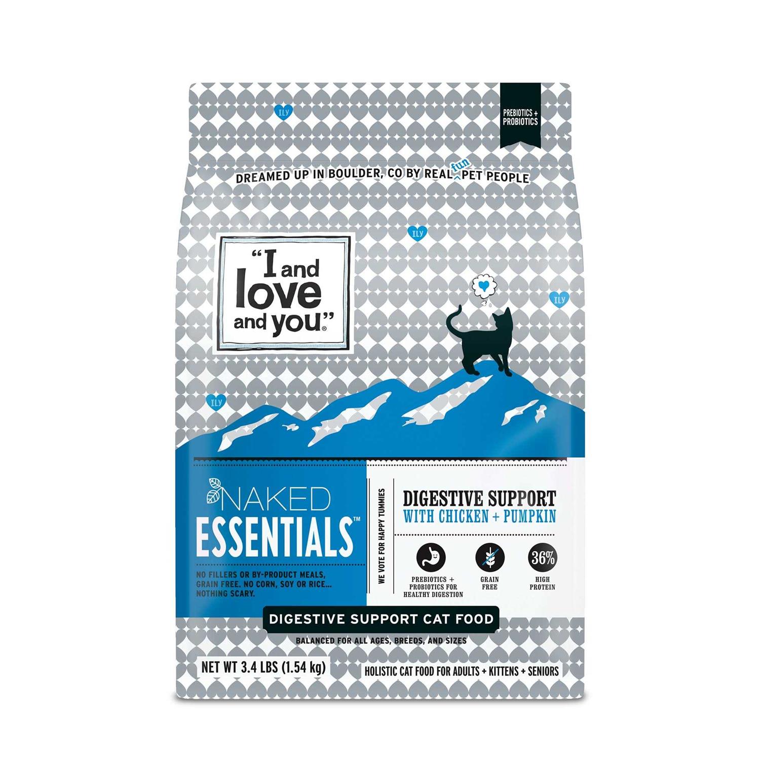 Alternative view of I and Love and You Naked Essentials Digestive Support Chicken & Pumpkin Dry Cat Food