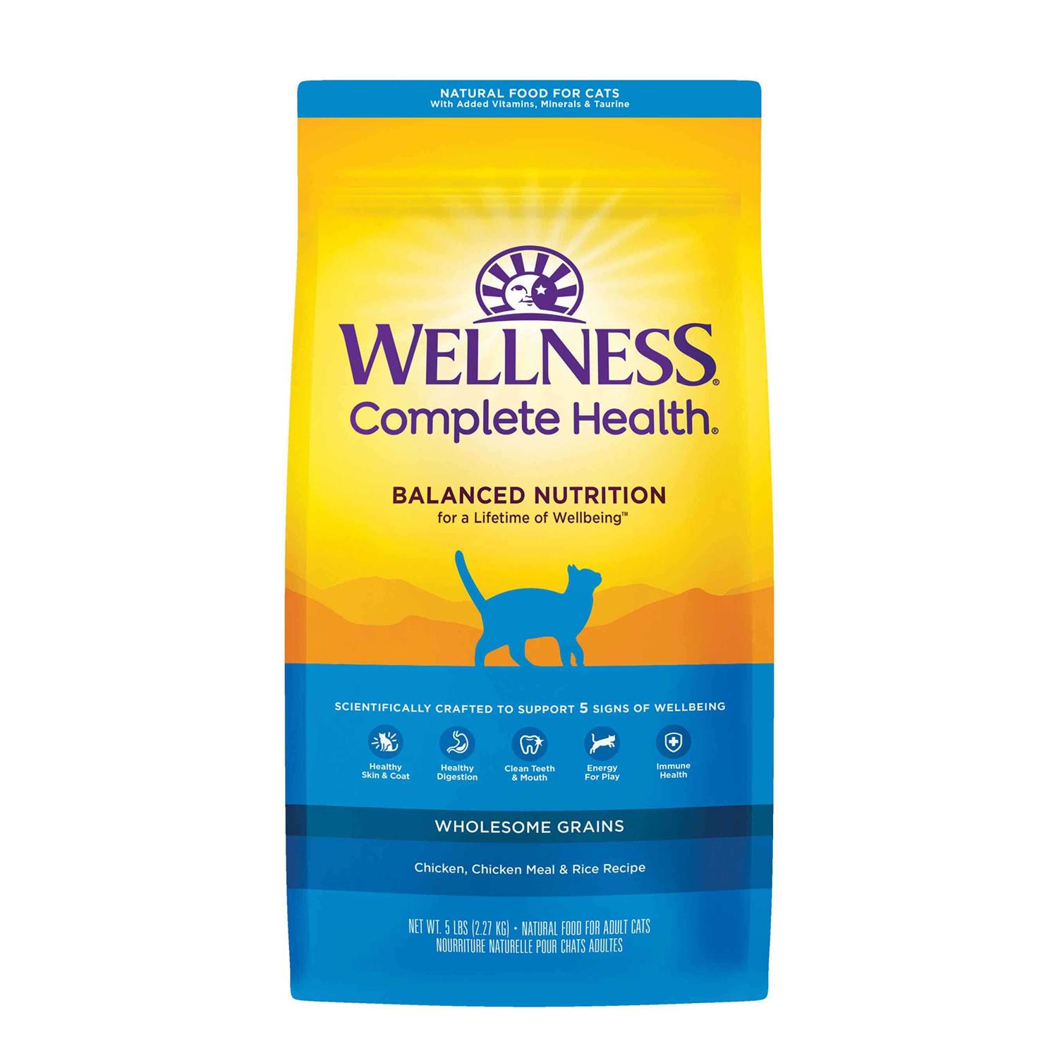 Wellness Complete Health Chicken & Rice Dry Cat Food