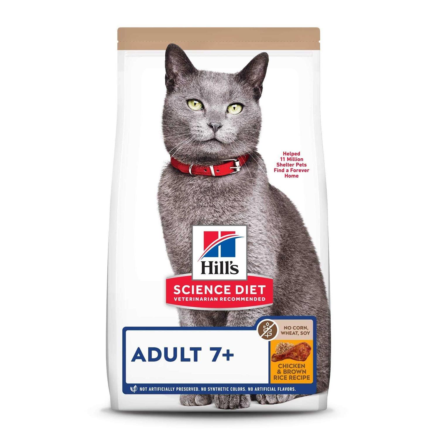 Hill's Science Diet 7+ No Wheat Corn Soy Cat Food