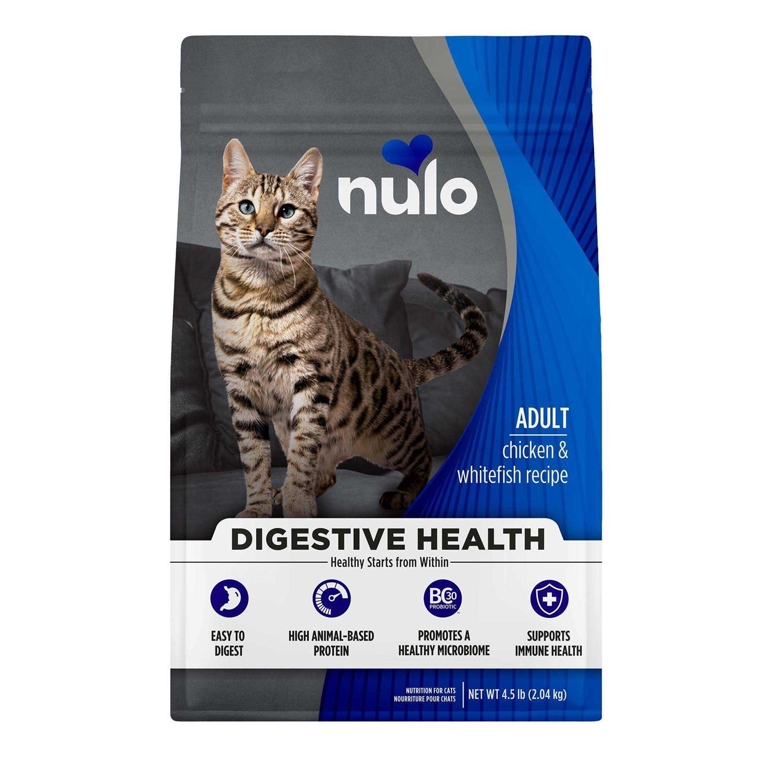 Nulo Digestive Health Chicken & Whitefish Adult Dry Cat Food