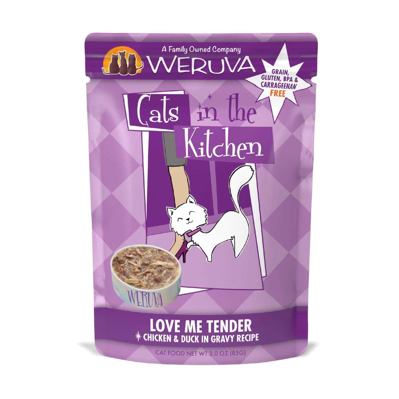 Weruva Cats in The Kitchen Love Me Tender Pouches Wet Cat Food