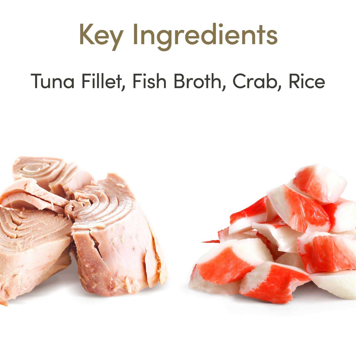 Alternative view of Applaws Natural Tuna Fillet with Crab in Broth Wet Cat Food
