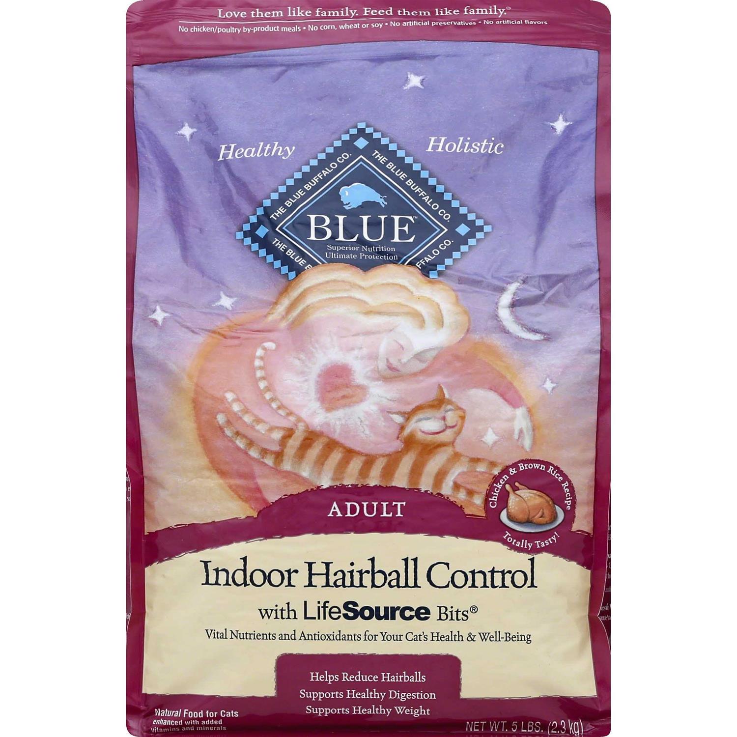 Alternative view of Blue Buffalo Tastefuls Hairball Control Natural Chicken and Brown Rice Adult Dry Cat Food