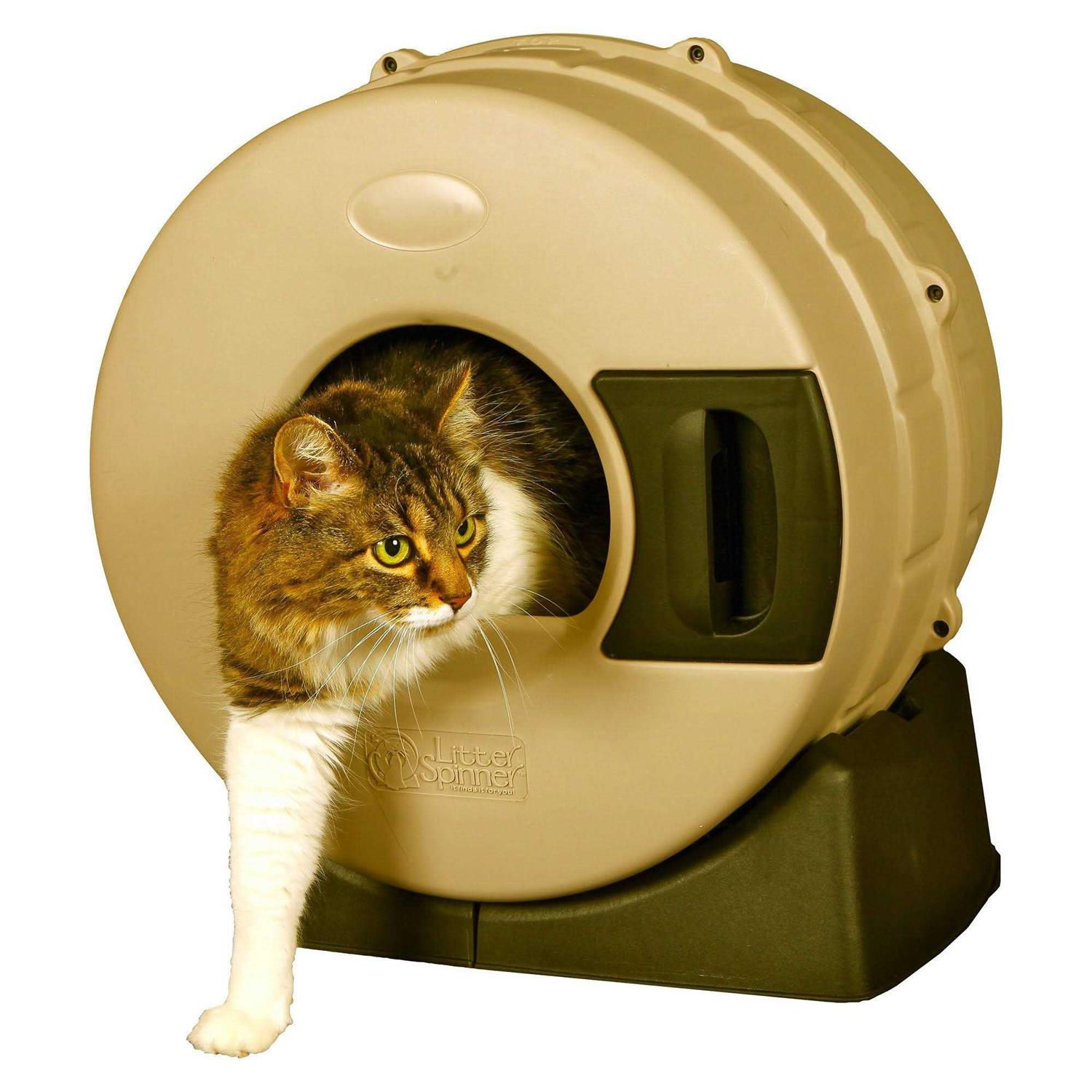 Smart Choice Pet Products Litter Spinner Cat Litter Box Litter Spinner 3002 - TAN