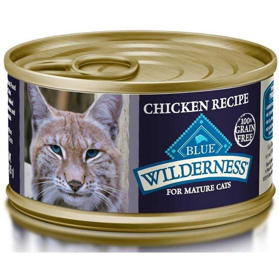 Alternative view of Blue Buffalo Wilderness Mature Chicken Recipe Grain-Free Wet Cat Food Can
