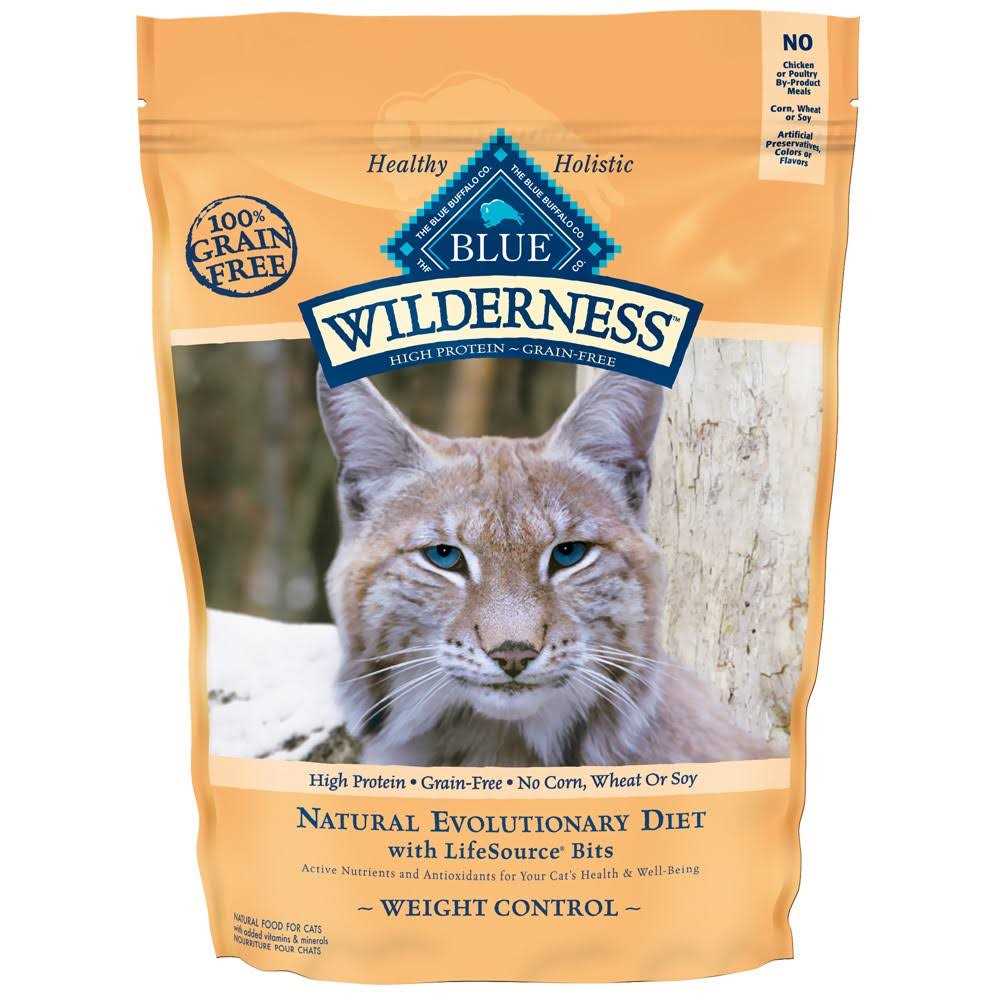 Blue Buffalo Wilderness Weight Control Chicken Recipe Grain-Free Dry Cat Food