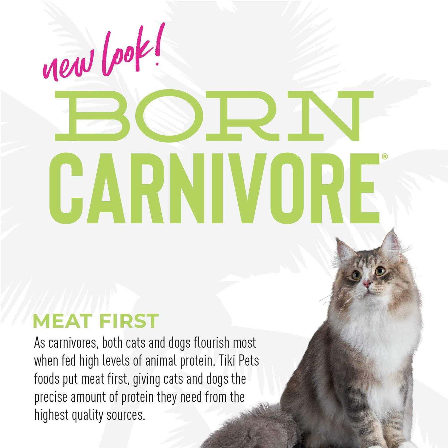 Alternative view of Tiki Cat Born Carnivore Indoor Health Trout & Menhaden Fish Meal Recipe 3-lb