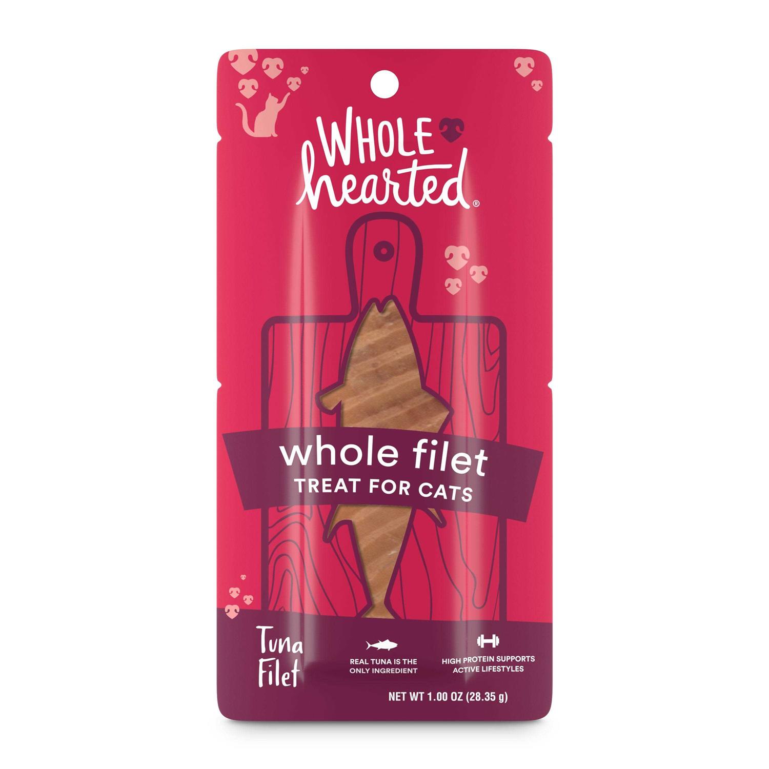 WholeHearted Protein-Rich Tuna Filet Cat Treat