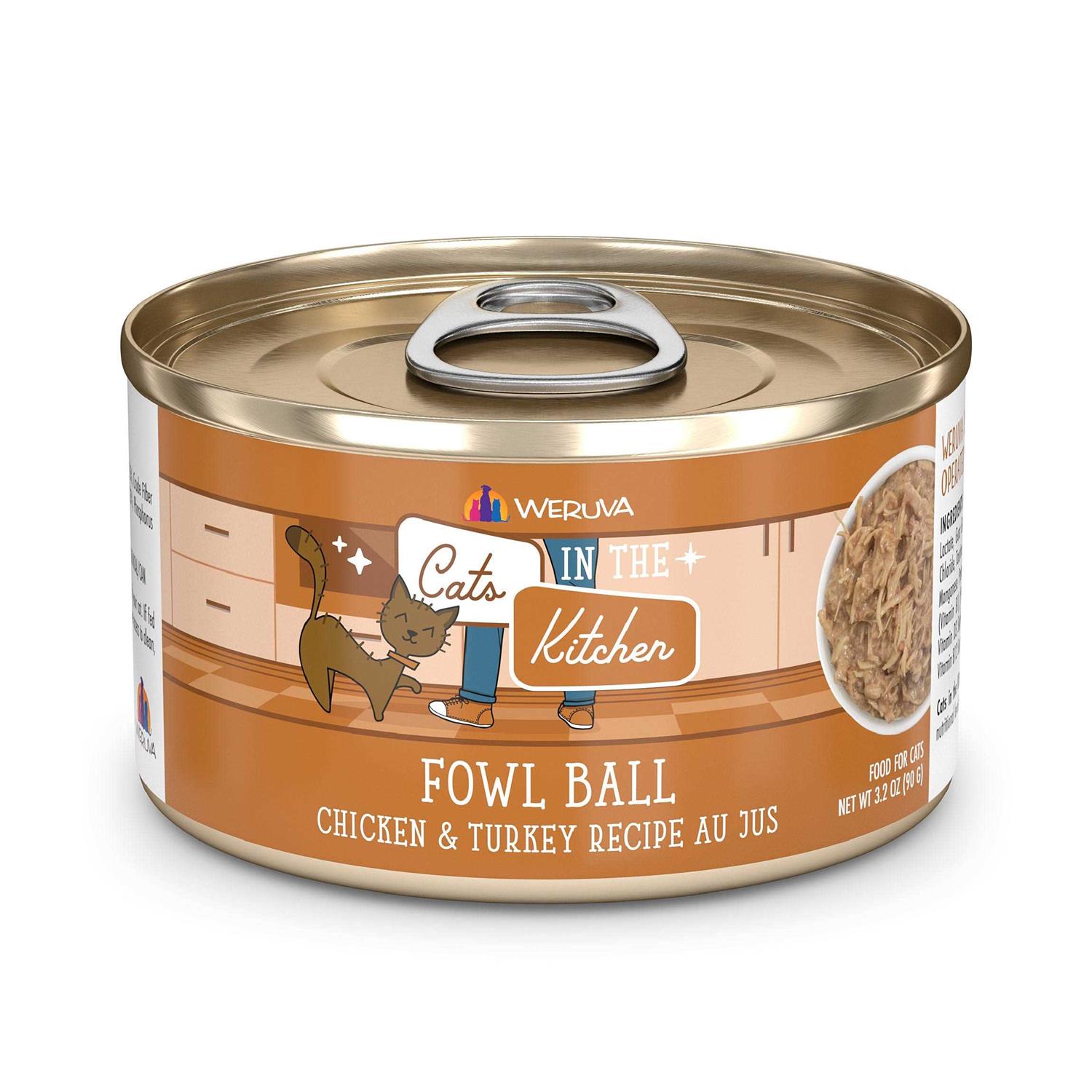 Weruva Cats in The Kitchen Fowl Ball Cat Food