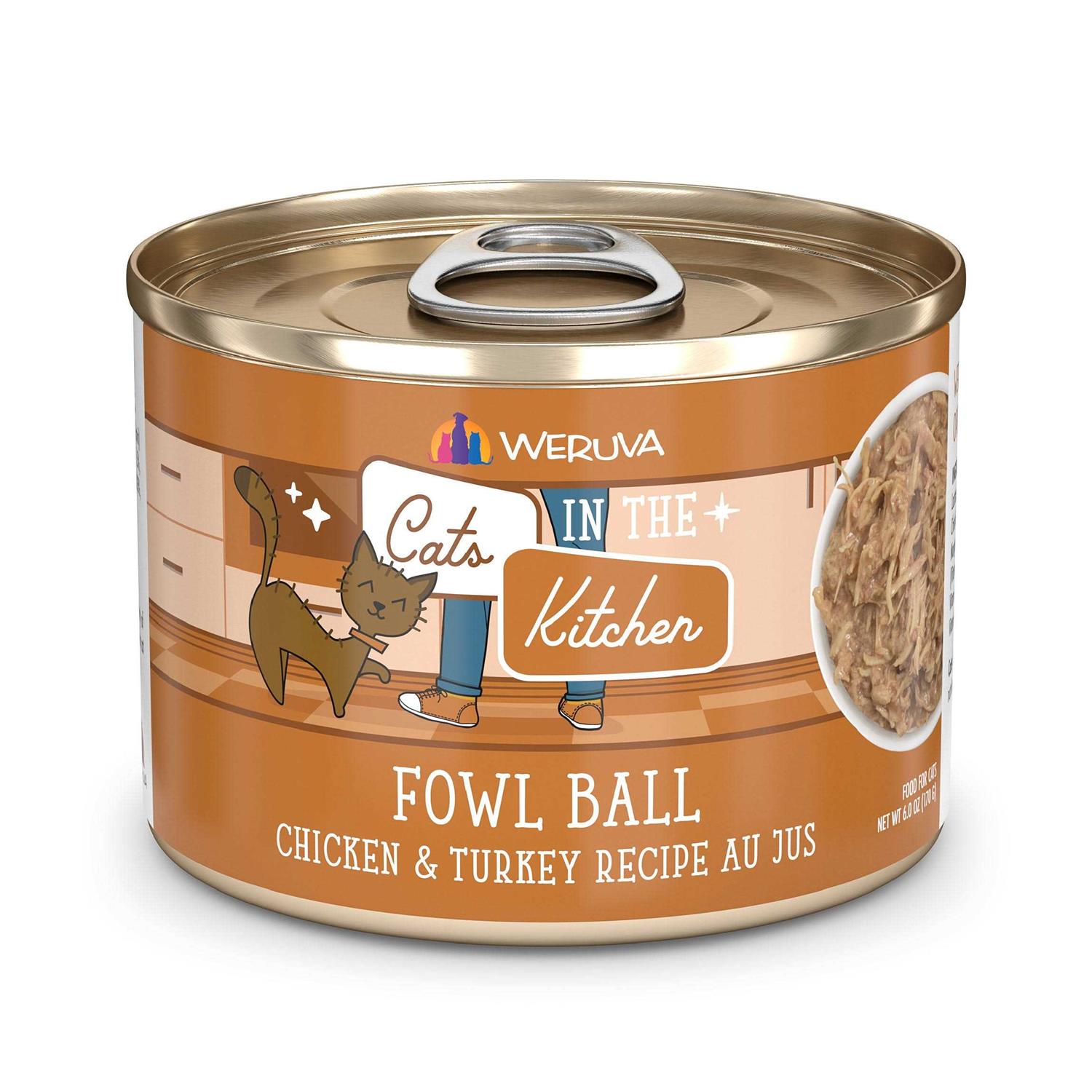 Weruva Cats in The Kitchen Fowl Ball Cat Food