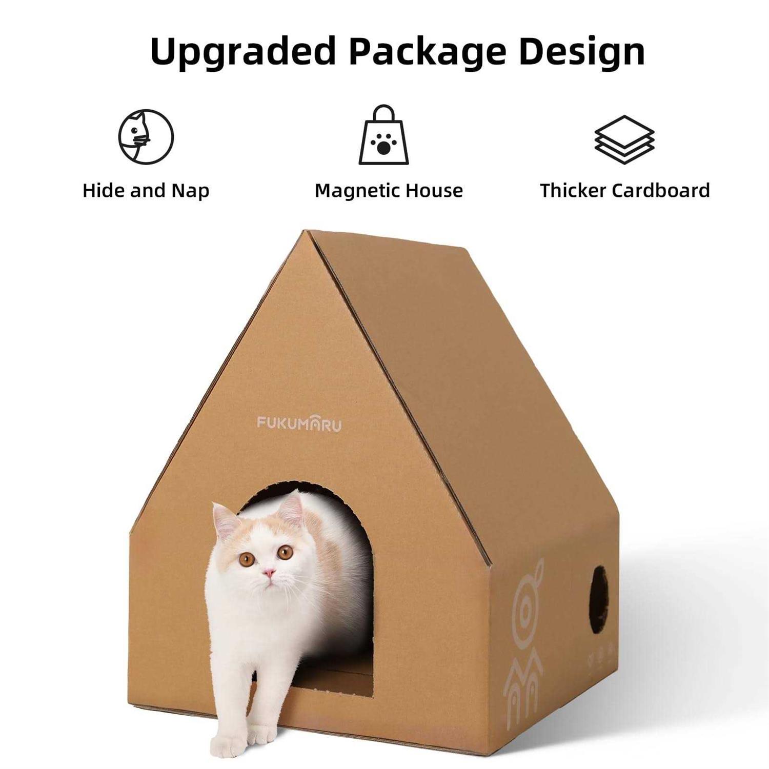 Alternative view of FUKUMARU Cat Wall Furniture Set Transparent Capsule Cat Wall Shelves with 2 PCS Pedals