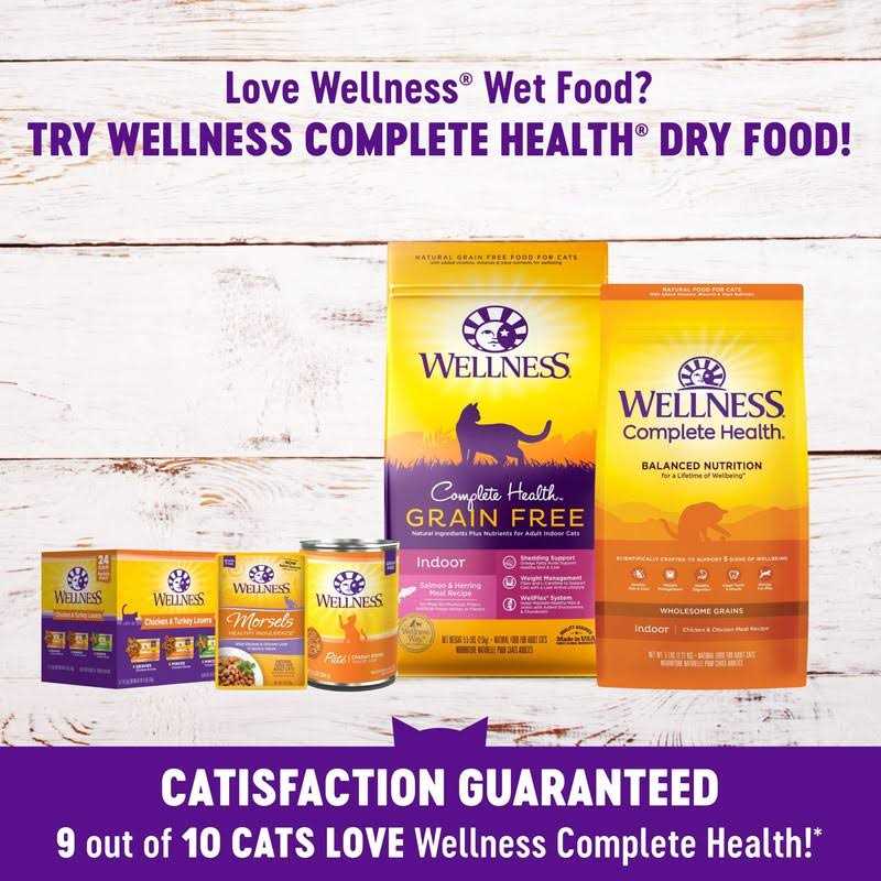 Alternative view of Wellness Complete Health Chicken & Turkey Lovers Variety Pack Wet Adult Cat Food
