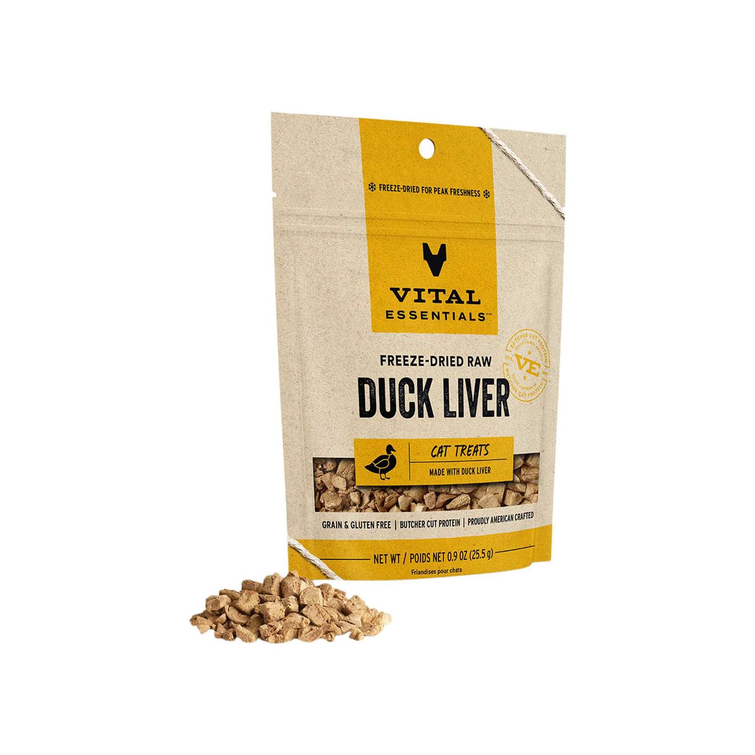Vital Essentials Cat Freeze-Dried Duck Liver Treats
