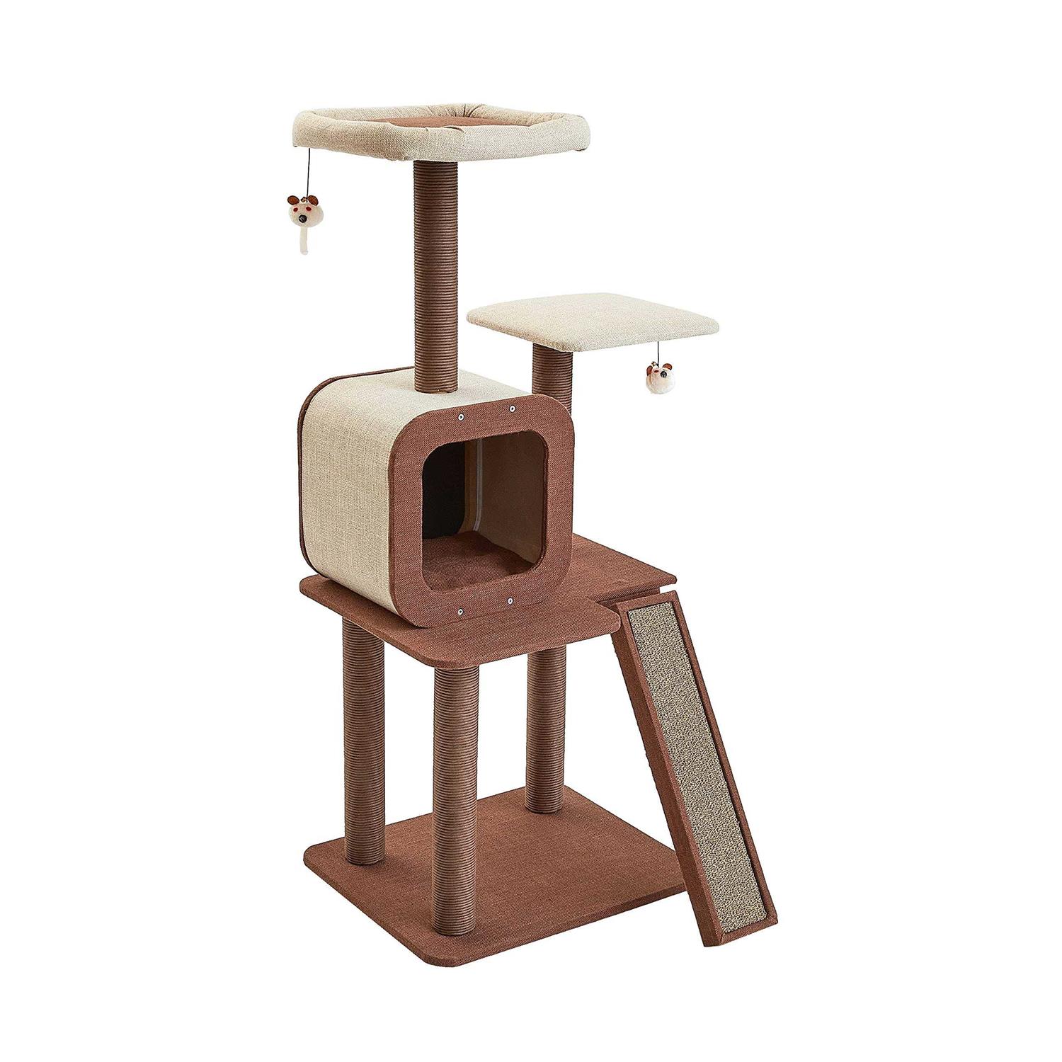 Two by Two Redwood Cat Tree and Condo