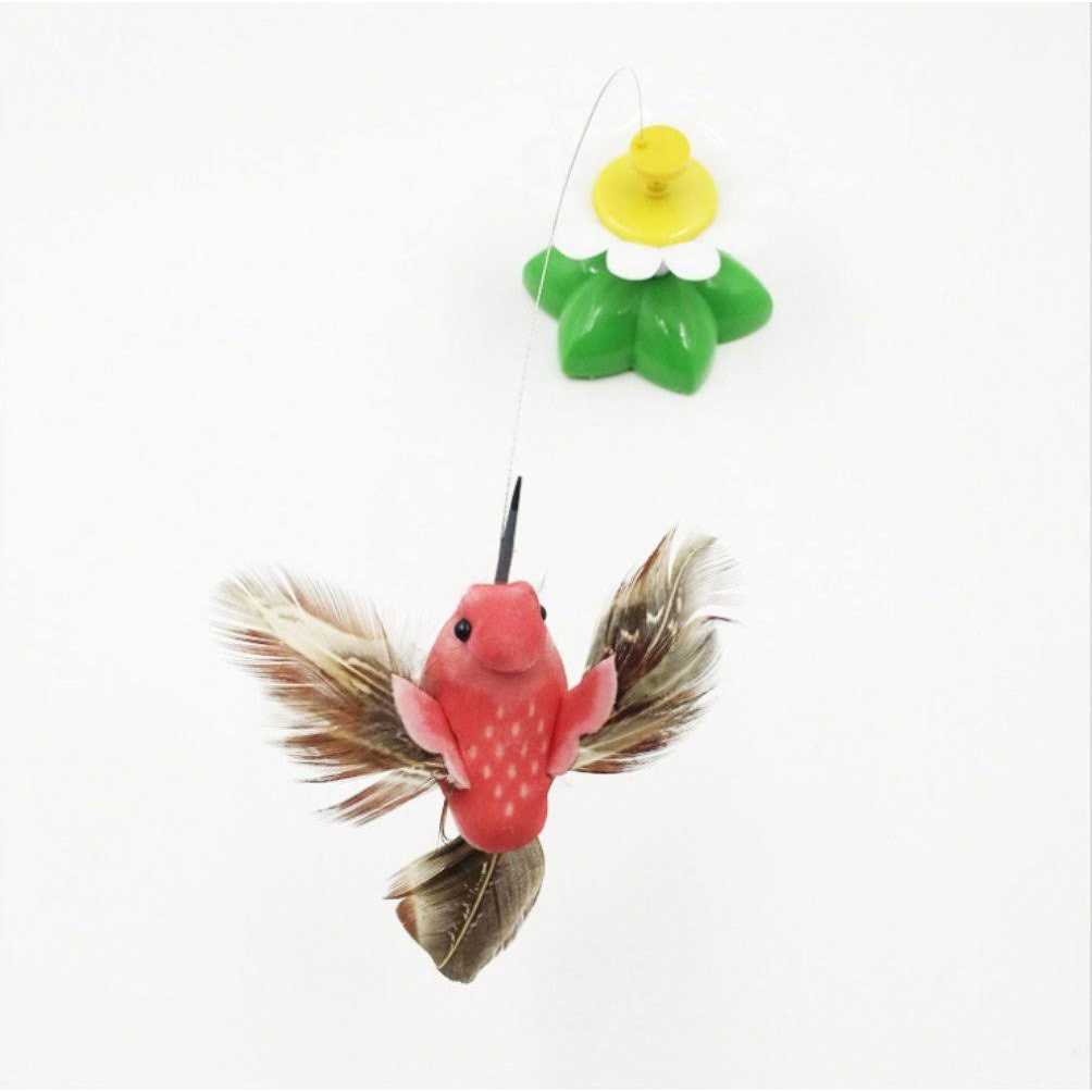 Alternative view of ZIYAN Bird Toy for Pet Cats Funny Rotating Electric Flying Bird Interactive Toy with A Fastening Tape